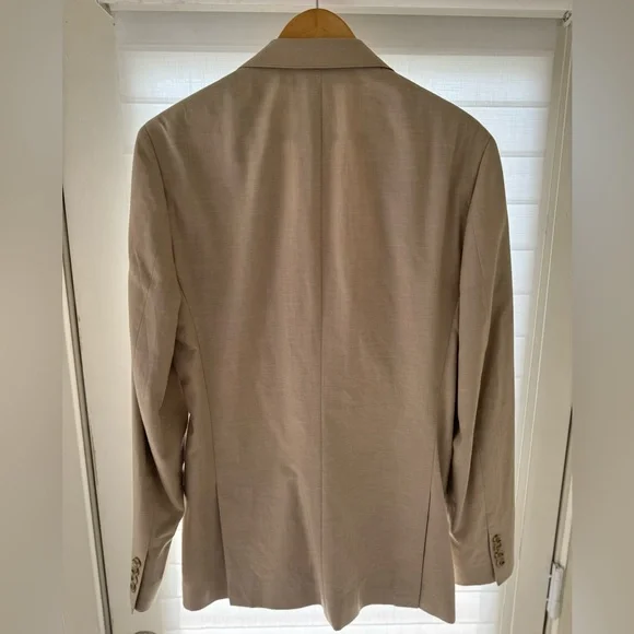 Bonobos Men’s Slim Fit Blazer - Sand 40L - Picture 4 of 6